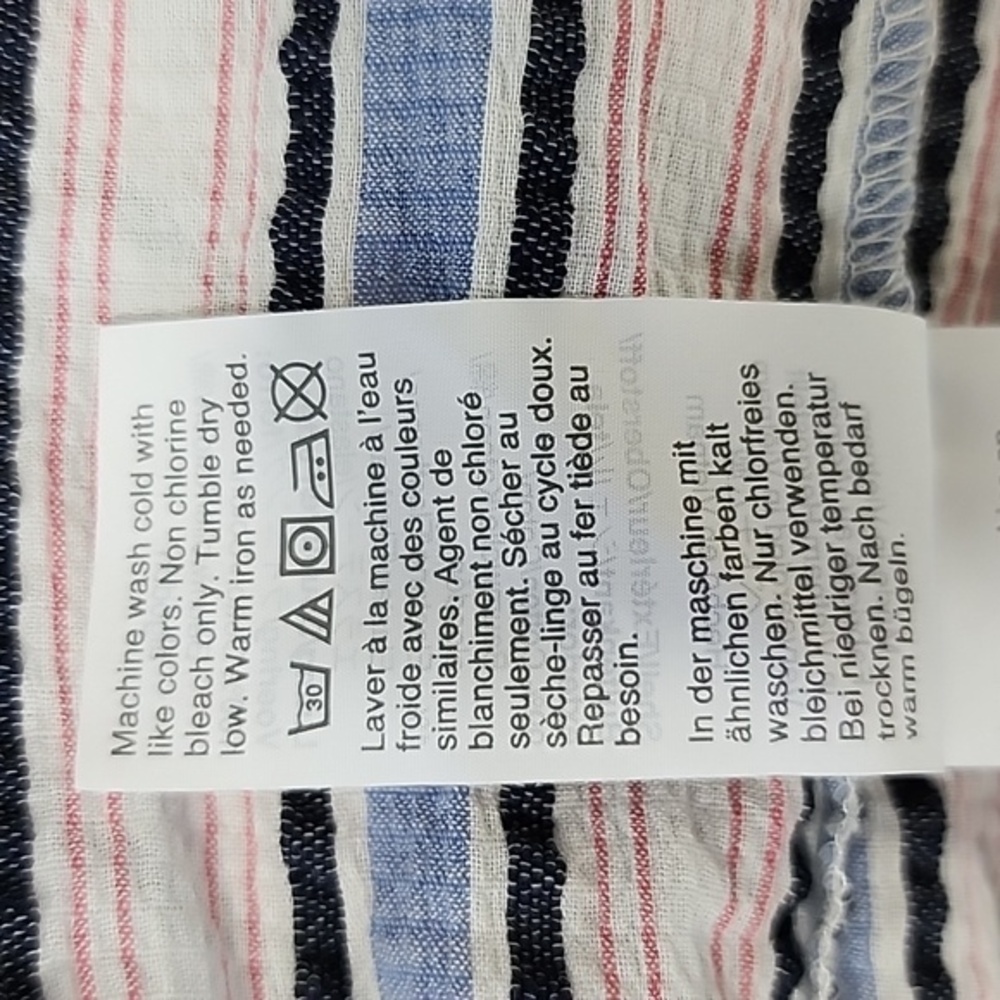 J. Crew Mercantile Off TheShoulder Striped Peasant Dress Size XS NWT - Picture 15 of 16